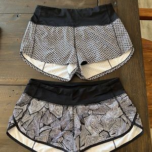 Lululemon speed shorts